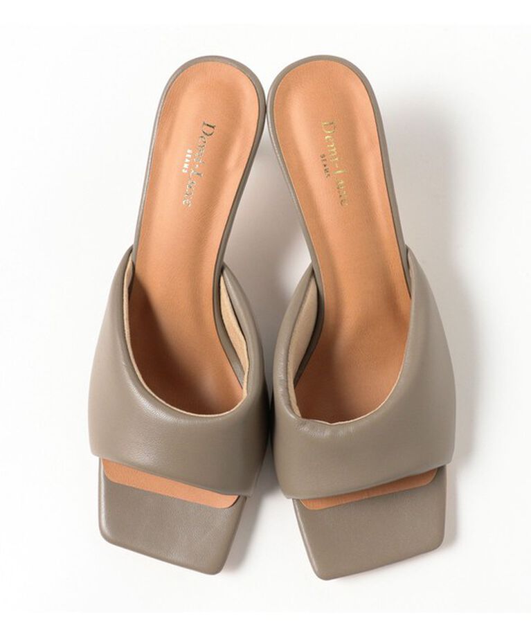 Demi-Luxe BEAMS 「スクエアパフサンダル .M」|サンダル|