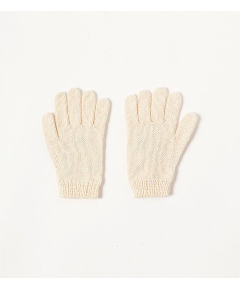 BEAMSBOY「手編み フラワー刺繍 グローブ」|手袋|