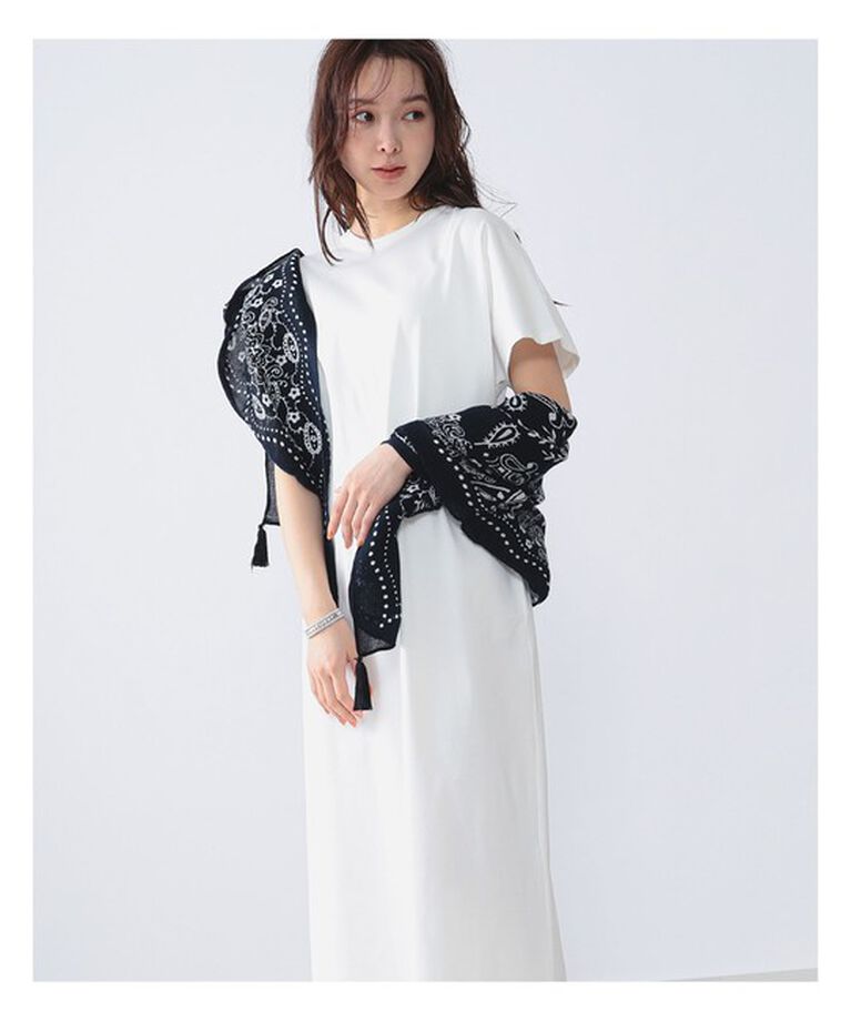 Demi-Luxe BEAMS 「【別注】スタイリスト佐藤佳菜子 × SLOANE / Tシャツ マキシワンピース」|ワンピース|