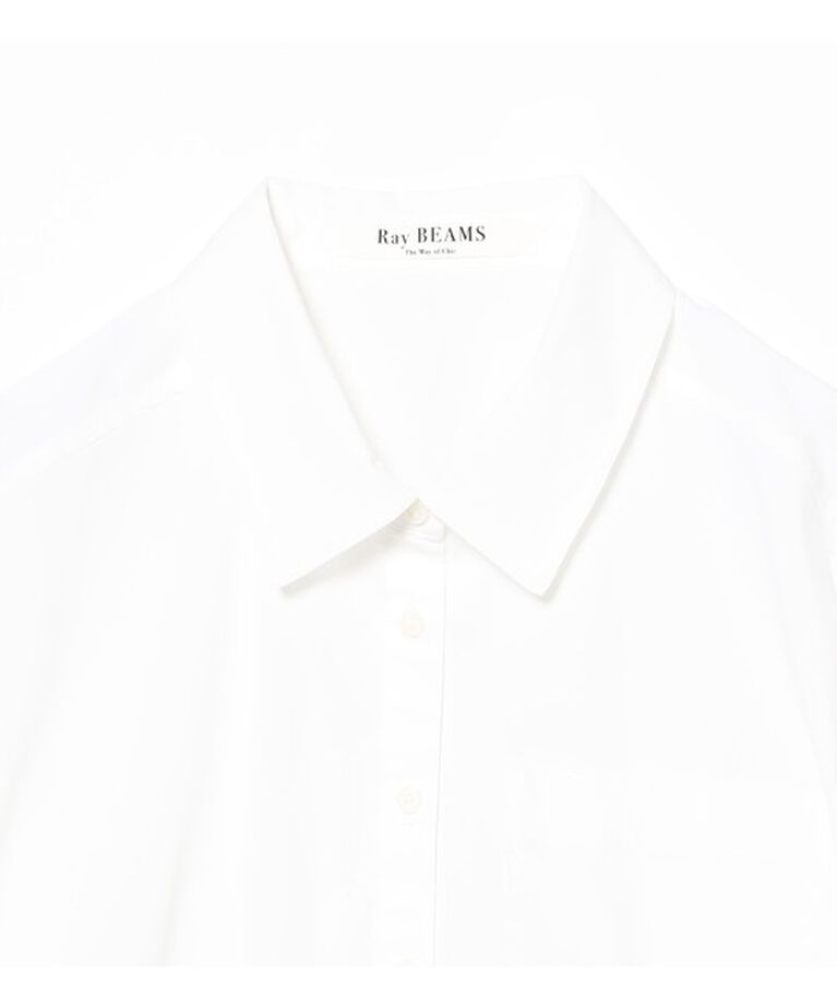 Ray BEAMS 「ドロスト クロップド シャツ」|シャツ・ブラウス|
