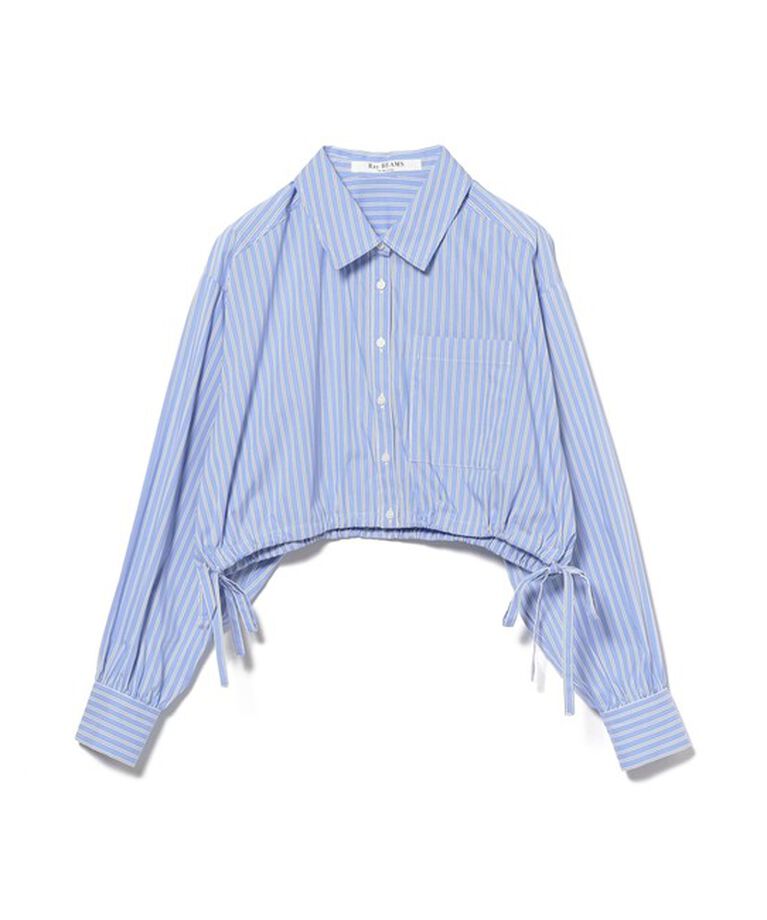Ray BEAMS 「ドロスト クロップド シャツ」|シャツ・ブラウス|