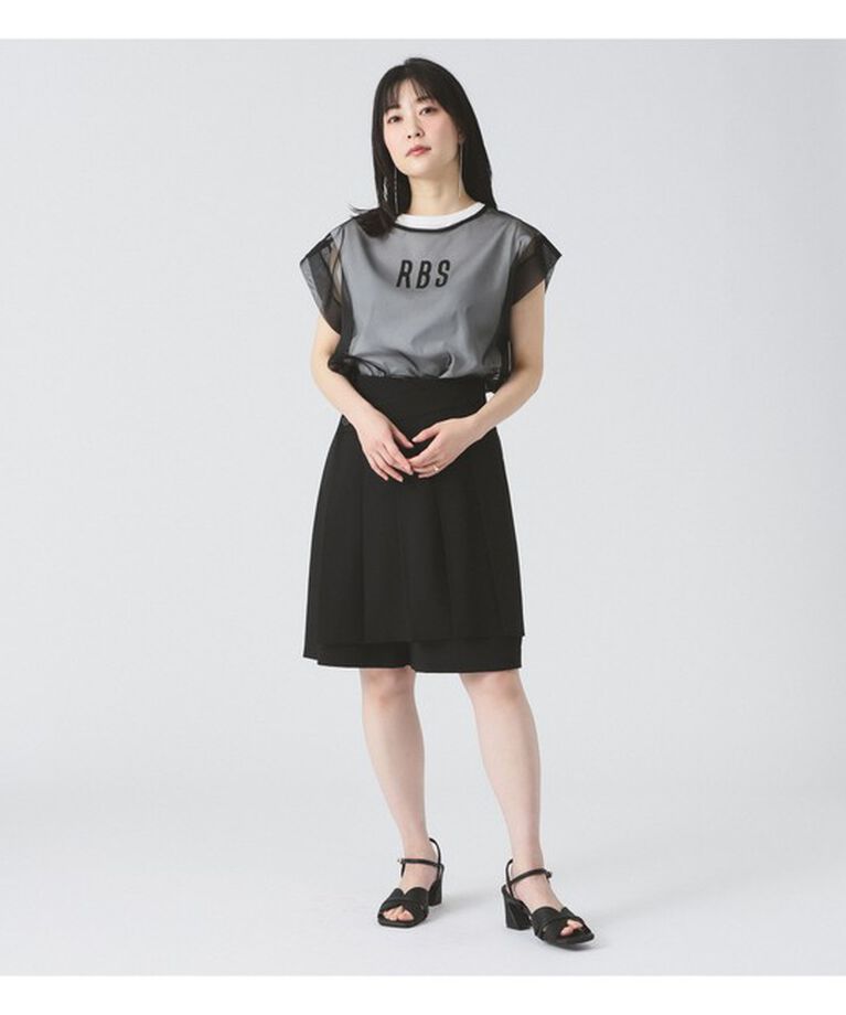Ray BEAMS 「RBS / シアー レイヤードロゴT」|Tシャツ・カットソー|