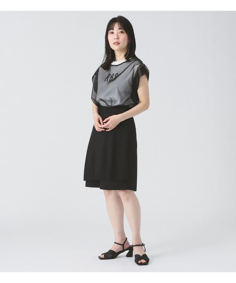 Ray BEAMS 「RBS / シアー レイヤードロゴT」|Tシャツ・カットソー|
