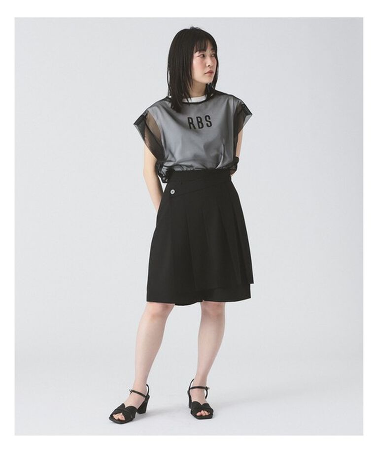Ray BEAMS 「RBS / シアー レイヤードロゴT」|Tシャツ・カットソー|