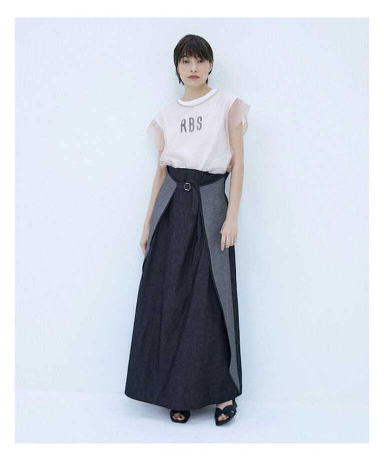 Ray BEAMS 「RBS / シアー レイヤードロゴT」|Tシャツ・カットソー|