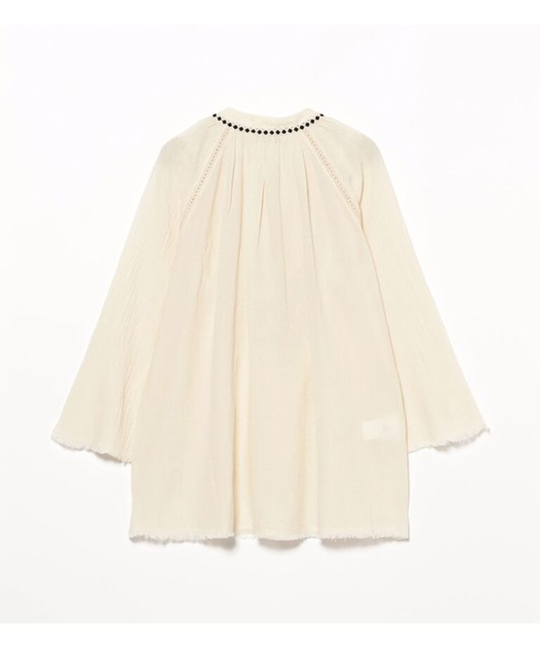 Demi-Luxe BEAMS 「Devotion TWINS / エンブロイダリートリム ブラウス」|シャツ・ブラウス|