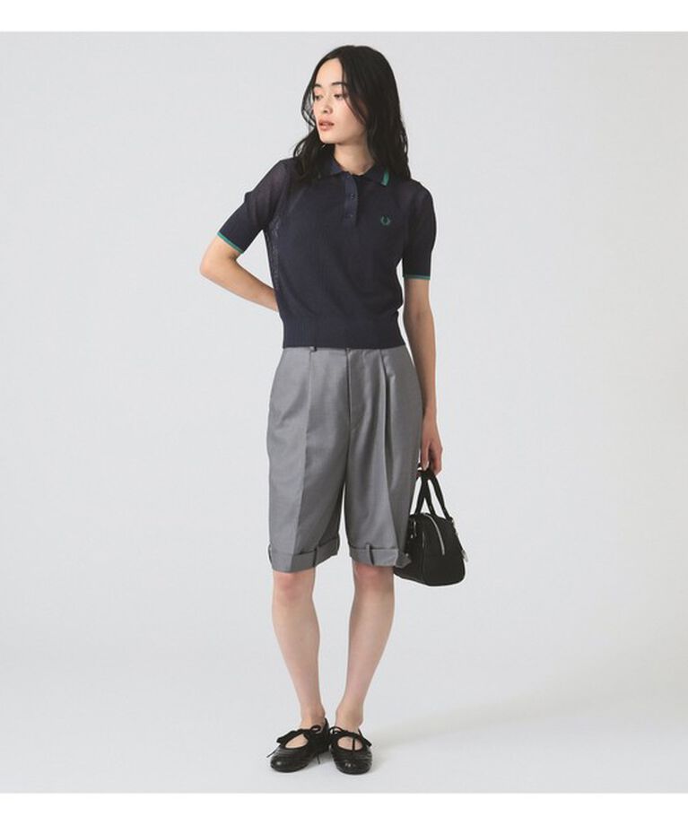 Ray BEAMS 「1タック ワイド ハーフパンツ」|その他|
