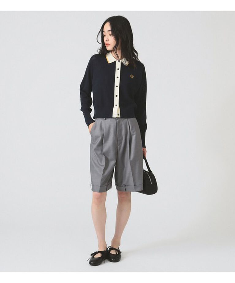 Ray BEAMS 「1タック ワイド ハーフパンツ」|その他|