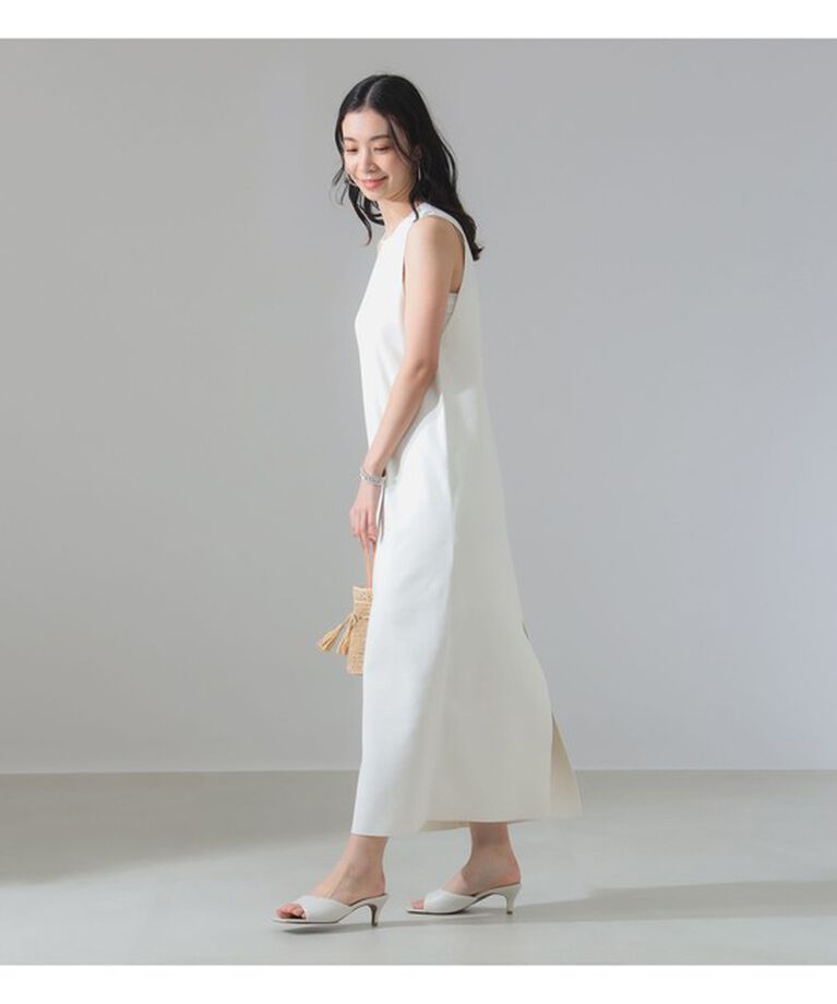 Demi-Luxe BEAMS 「コットン アメリカンスリーブ ニットワンピース」|ワンピース|