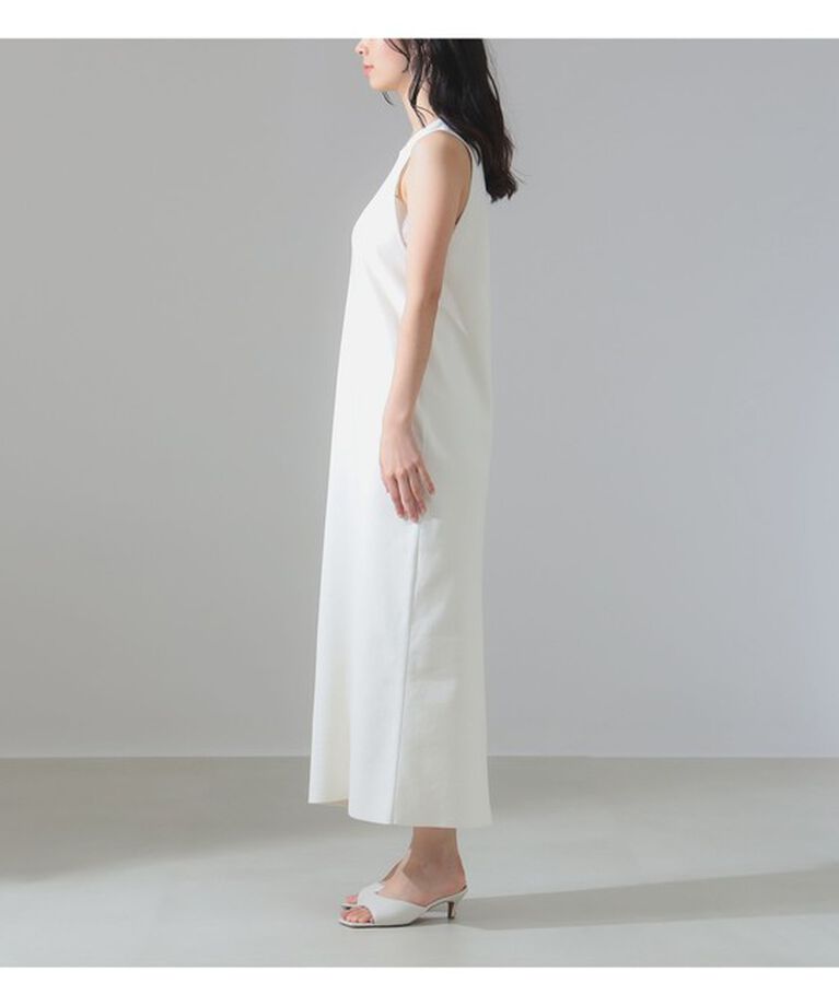 Demi-Luxe BEAMS 「コットン アメリカンスリーブ ニットワンピース」|ワンピース|