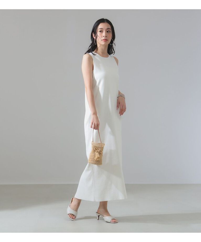 Demi-Luxe BEAMS 「コットン アメリカンスリーブ ニットワンピース」|ワンピース|