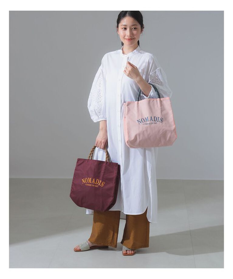 Demi-Luxe BEAMS 「NOMADIS / SAC2 WIDE リバーシブル ロゴトートバッグ」|トートバッグ|