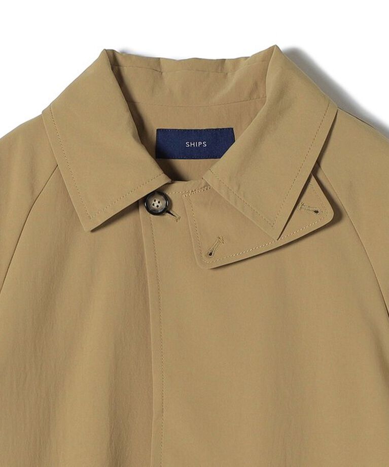 SHIPS for women「*〈UVカット〉スリーブ ギャザー デザイン ステンカラー コート ◇」|ステンカラーコート|