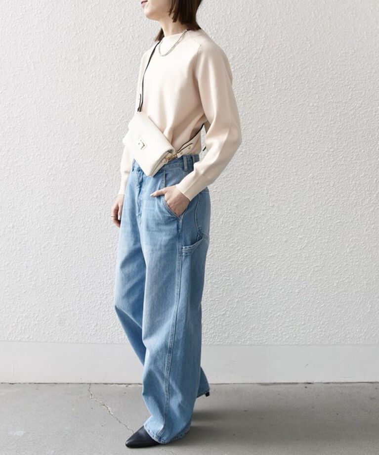 SHIPS any「SHIPS any: コクーンペインター デニムパンツ［SHIPS any DENIM］」|デニム|