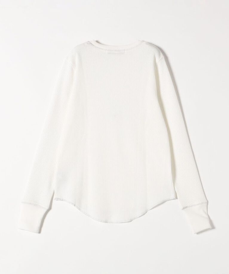 quaranciel「quaranciel:〈洗濯機可能〉ワッフル クルーネック ラウンドヘム カットソー」|Tシャツ・カットソー|