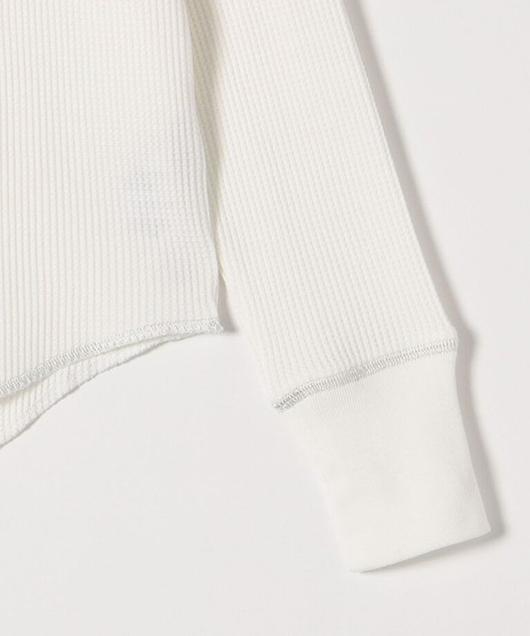 quaranciel「quaranciel:〈洗濯機可能〉ワッフル クルーネック ラウンドヘム カットソー」|Tシャツ・カットソー|