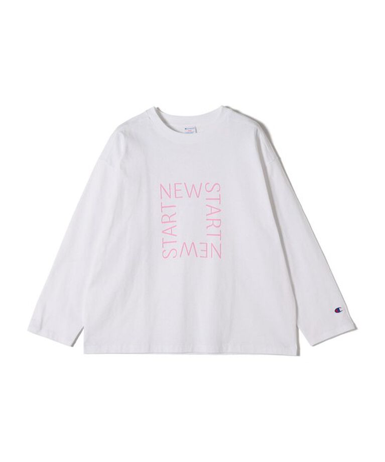 SHIPS for women「【SHIPS別注】Champion: ロング スリーブ TEE」|Tシャツ・カットソー|