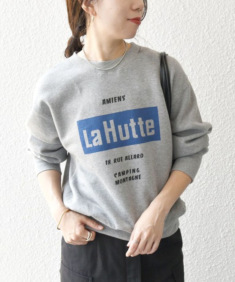 SHIPS any「【SHIPS any別注】La Hutte:〈洗濯機可能〉裏起毛 クルーネック スウェット」|スウェット・ジャージ|グレー