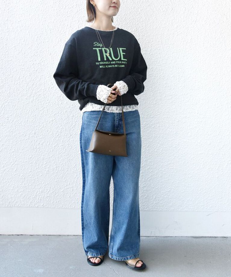 SHIPS for women「〈手洗い可能〉ラッセル レース クルーネック カットソー」|Tシャツ・カットソー|