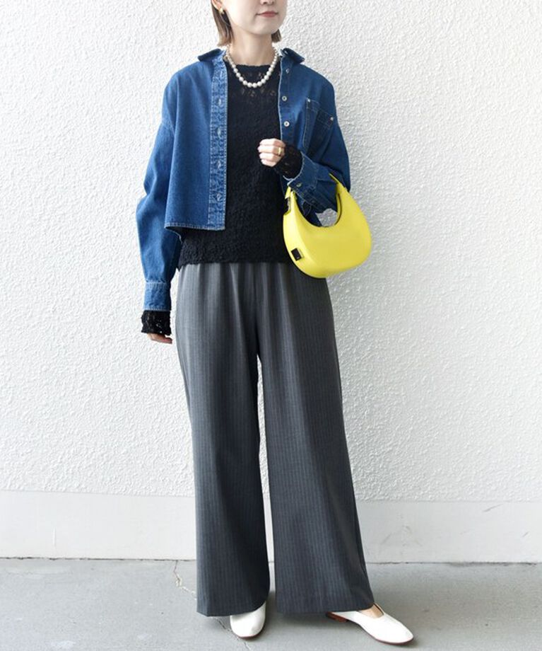 SHIPS for women「〈手洗い可能〉ラッセル レース クルーネック カットソー」|Tシャツ・カットソー|