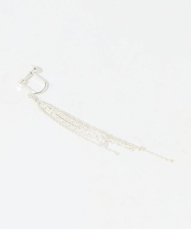 TOMORROWLAND GOODS「sumikaneko snake chain シルバー イヤリング」|イヤリング|