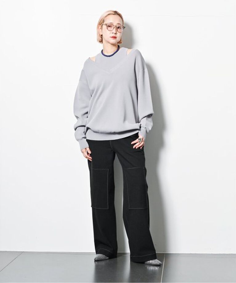  「ONIT MILANO RIB KNIT AMERICAN NS TANK TOP 25SS-ON198：タンクトップ」|ニット・セーター|