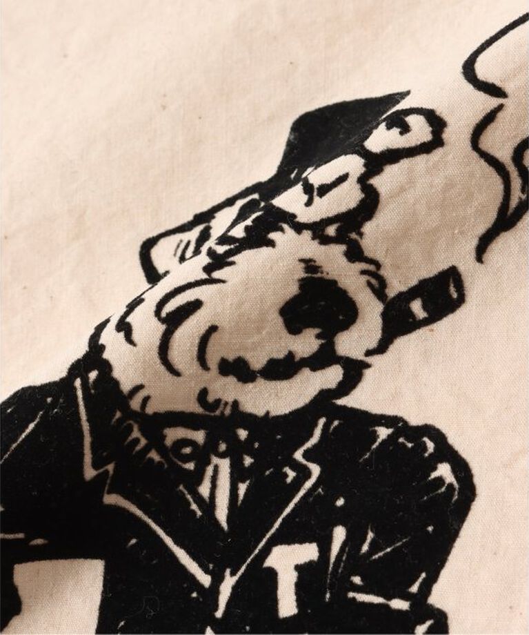 journal standard Furniture「【R&D.M.Co/オールドマンズテイラー】 TEDDY PRINT MINI TOTE BAG　トートバック」|トートバッグ|
