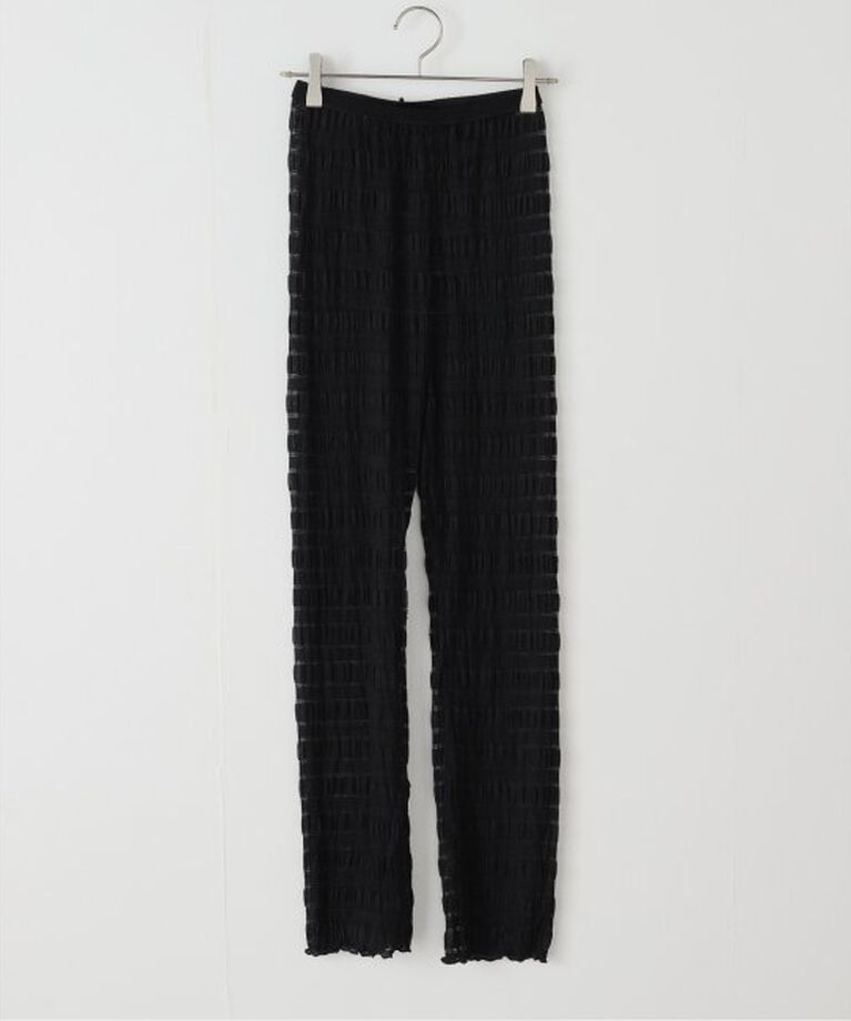 IENA LA BOUCLE「ODAKHA/オダカ sheer stripe leggings パンツ OH25SSS03」|レギンス・スパッツ|