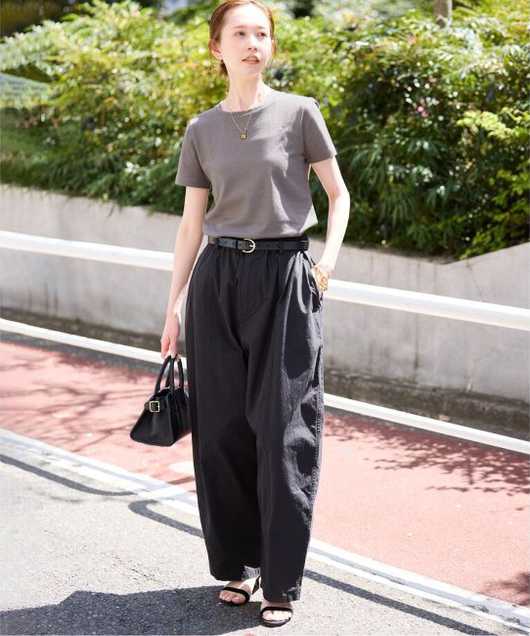 SLOBE IENA「《追加》BASICコンパクトTEE -汗ジミ防止-」|Tシャツ・カットソー|