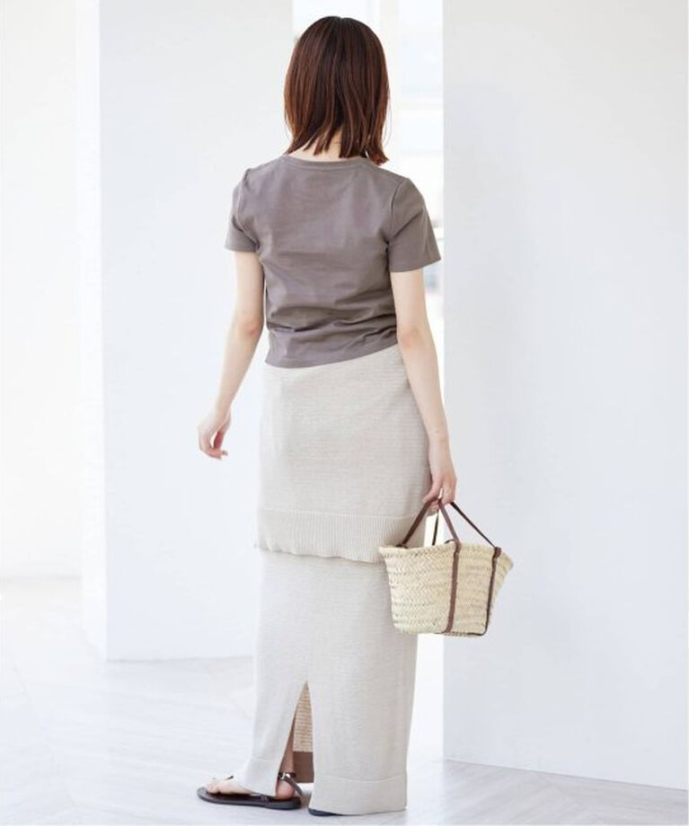 SLOBE IENA「《追加》BASICコンパクトTEE -汗ジミ防止-」|Tシャツ・カットソー|