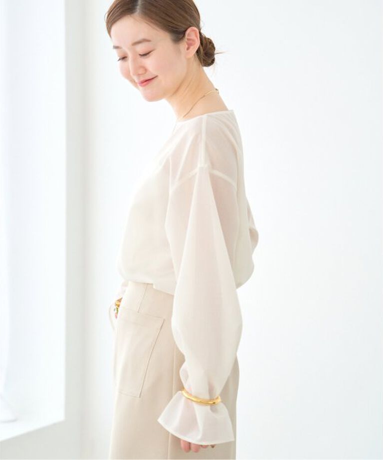 IENA「ドライタッチバスクシャツ」|シャツ・ブラウス|