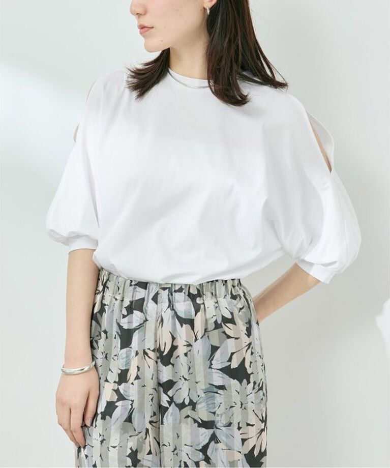 VERMEIL par iena「ショールスリットカットソー」|Tシャツ・カットソー|