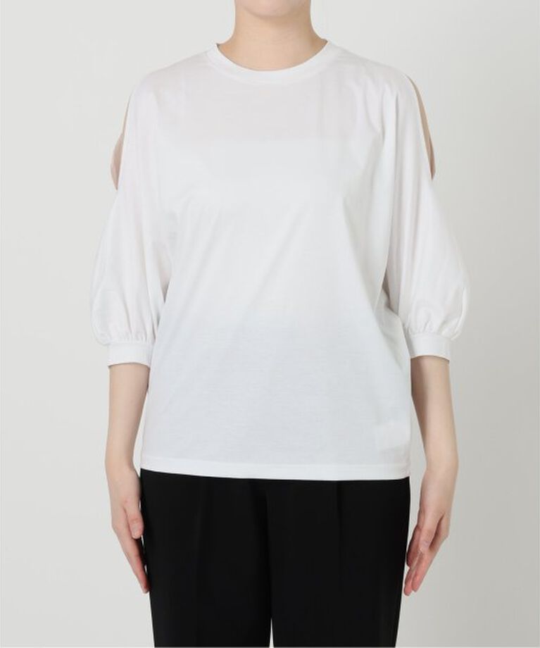 VERMEIL par iena「ショールスリットカットソー」|Tシャツ・カットソー|