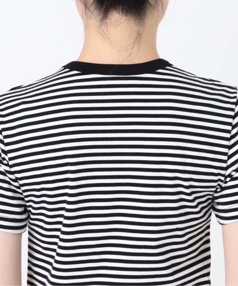 IENA「ATON/エイトン 別注 SUVIN FRAISE ショートスリーブ ボーダーTシャツ」|Tシャツ・カットソー|