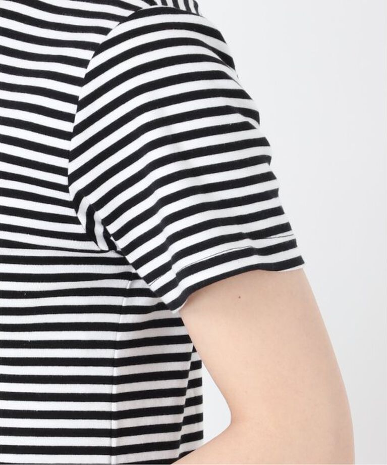 IENA「ATON/エイトン 別注 SUVIN FRAISE ショートスリーブ ボーダーTシャツ」|Tシャツ・カットソー|