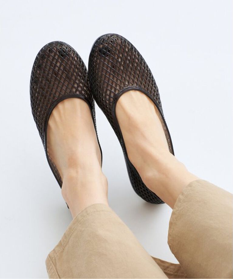 IENA「ANCIENT GREEK SANDALS JELLI IRO フラットシューズ」|その他|ブラック