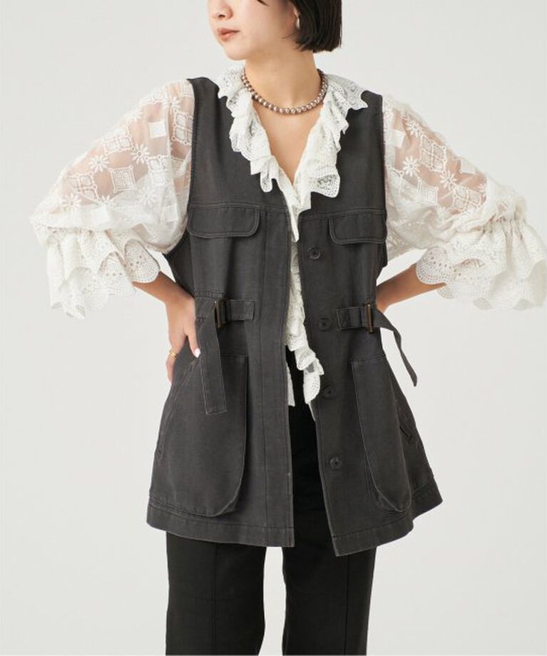 IENA LA BOUCLE「IENA LA BOUCLE ソフトコットンユーティリティベスト」|その他|