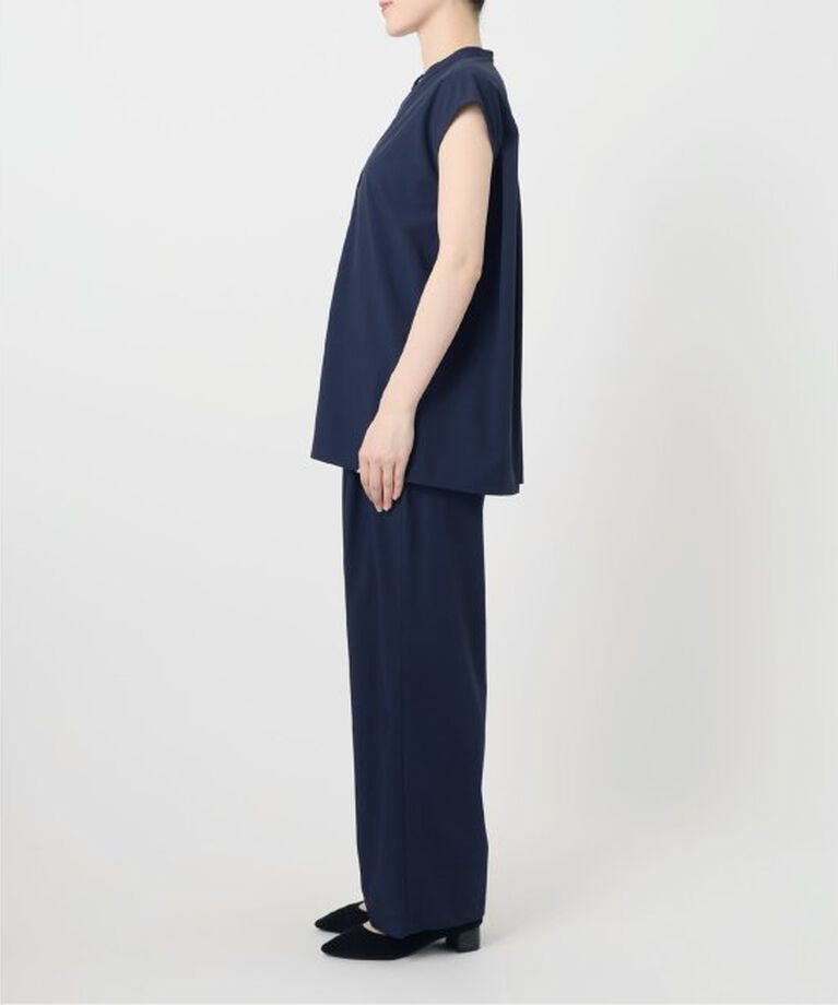 SLOBE IENA「《防しわ性/撥水/接触冷感/2枚セット/予約》ナイロンブラウス×パンツセット」|シャツ・ブラウス|