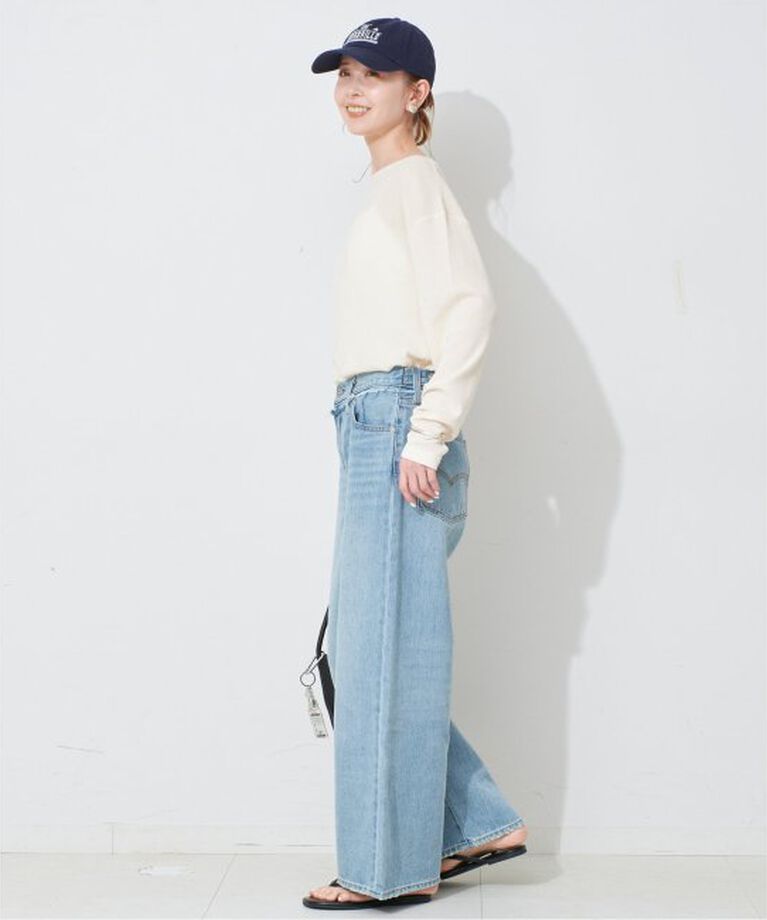 SLOBE IENA「シアーワッフルニュアンスプルオーバー」|Tシャツ・カットソー|