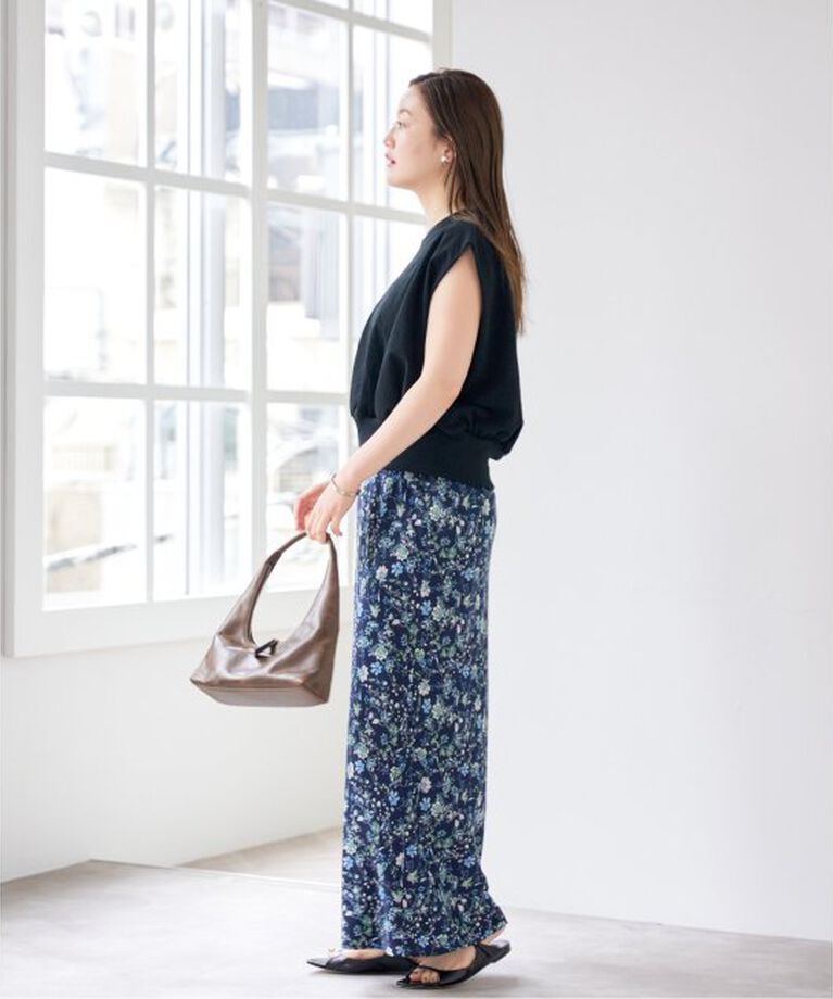 IENA「裏毛ノースリーブプルオーバー」|Tシャツ・カットソー|