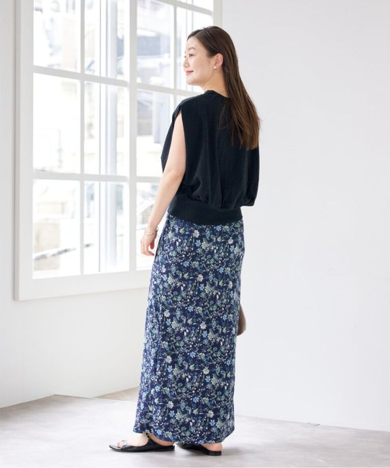IENA「裏毛ノースリーブプルオーバー」|Tシャツ・カットソー|