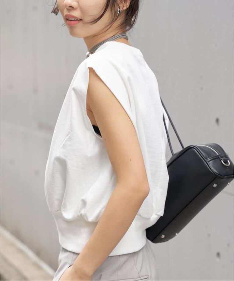 IENA「裏毛ノースリーブプルオーバー」|Tシャツ・カットソー|
