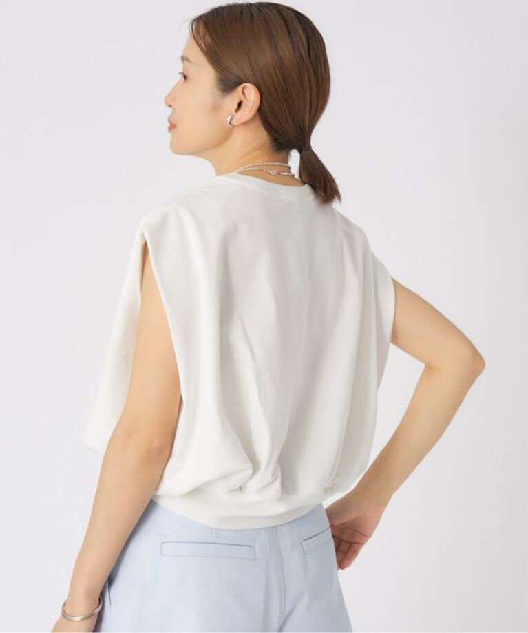 IENA「裏毛ノースリーブプルオーバー」|Tシャツ・カットソー|