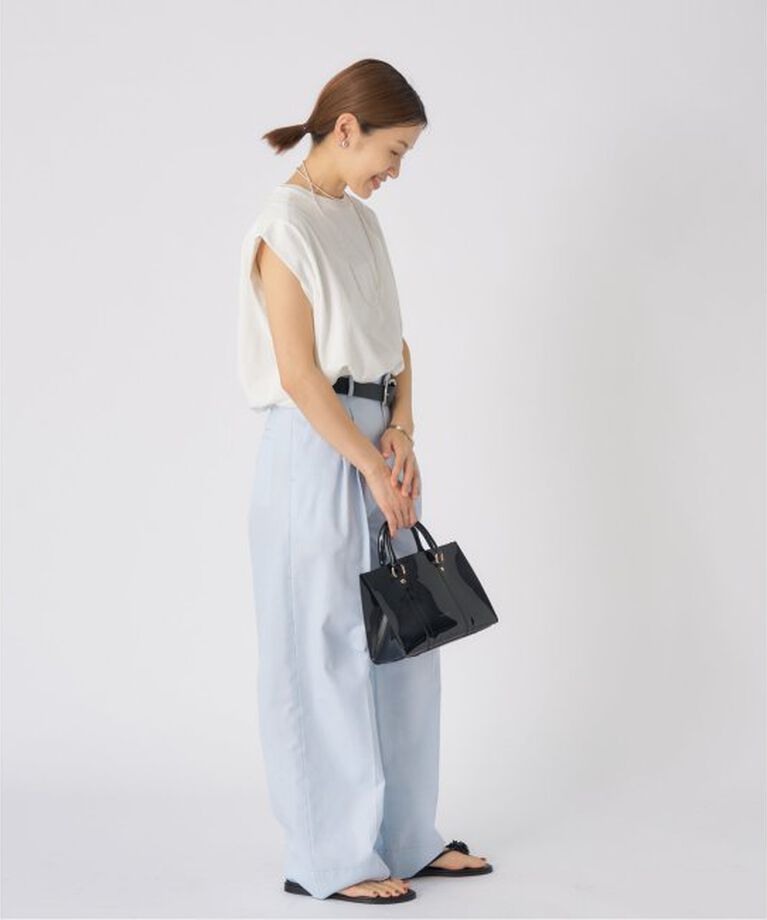 IENA「裏毛ノースリーブプルオーバー」|Tシャツ・カットソー|
