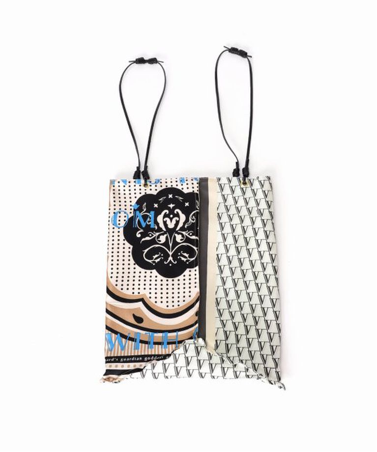 VERMEIL par iena「《追加予約》manipuri マニプリ Bag 別注Verロゴxデイジーバンダナ」|トートバッグ|