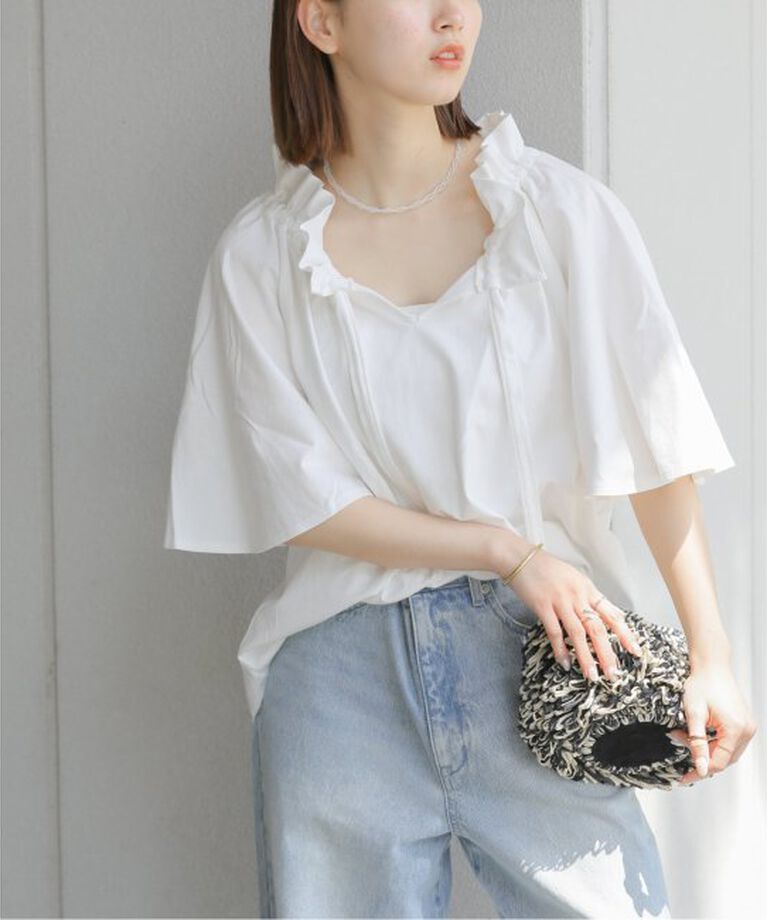 JOURNAL STANDARD relume「《WEB限定追加4》フリルリボンTシャツ」|Tシャツ・カットソー|