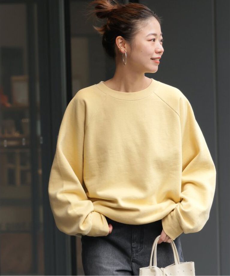 JOURNAL STANDARD relume「《追加》別注【Healthknit/ヘルスニット】*RELUME C/N SWEAT：スウェット」|スウェット・ジャージ|イエロー