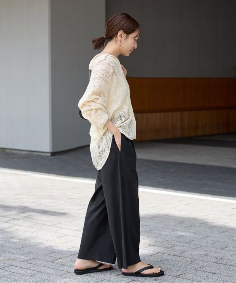 JOURNAL STANDARD「《追加》ウォッシャブルコットンリネンVISワイドパンツ」|その他|