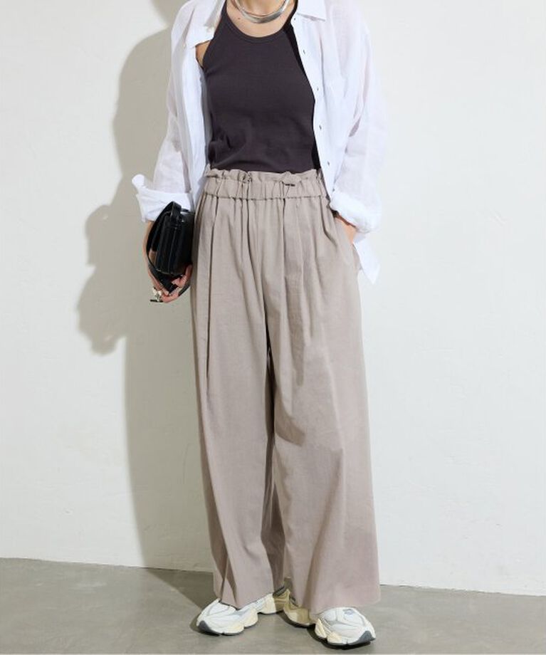 JOURNAL STANDARD「《追加》ウォッシャブルコットンリネンVISワイドパンツ」|その他|