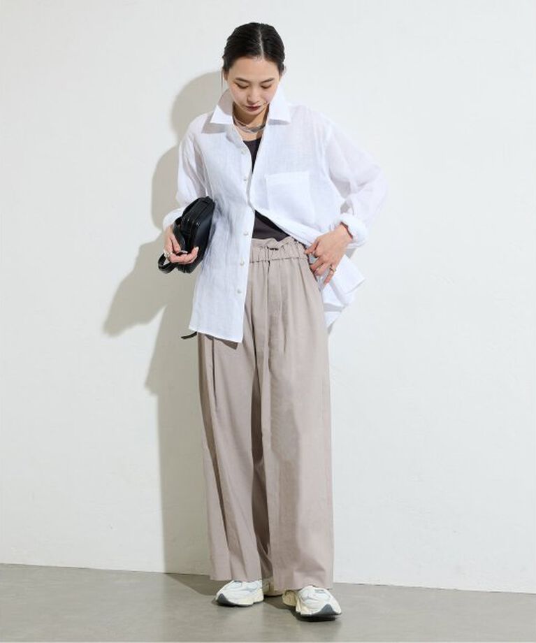 JOURNAL STANDARD「《追加》ウォッシャブルコットンリネンVISワイドパンツ」|その他|